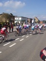 Het hoofd peleton.