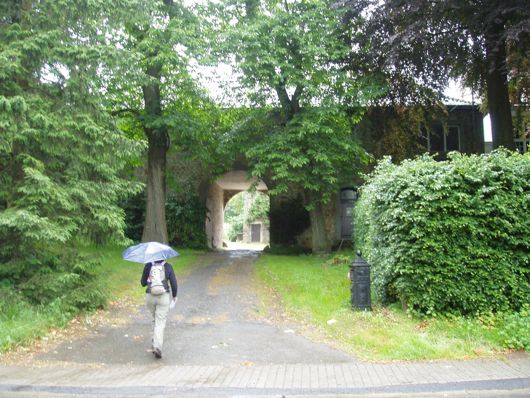 Volhouden door het middeleewse landschap.