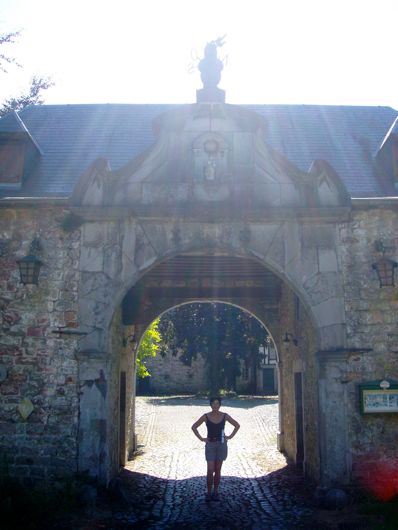 Nogmaals de poort bij Schallenberg.