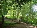 Toegang tot het natuurgebied langs de Geul.