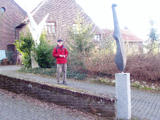 Een tuin vol artistieke uitingen in Wolfhaag.