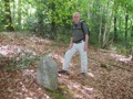 Een oude Bourgondische grenssteen.