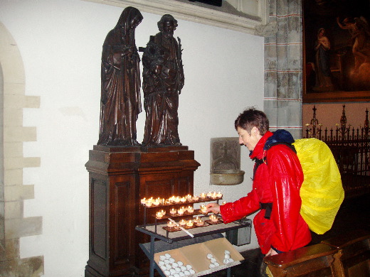 Een kaarsje in de St.Jans Kathedraal.