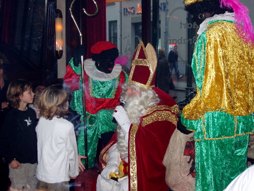 Sinterklaas kwam ook en langs.