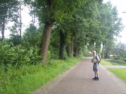 Het zelfde startpunt als de vorige dag, maar dan de andere kant op.