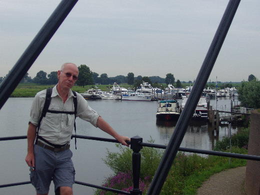 Uitzicht op de jachthaven.