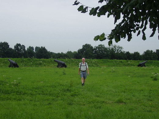 Om deze riskante betreding te plegen zijn wij even van onze route afgeweken.