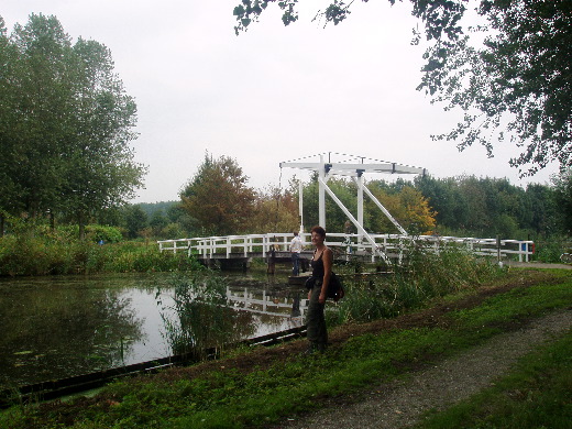 Een park in voorbij Reeuwijk.