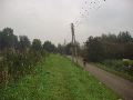 I take the high road and you take the low road. Bert was dolgelukkig met een stukje asfalt tussendoor in Hogebrug.