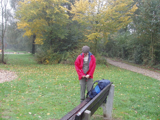 Optuigen voor de regen.