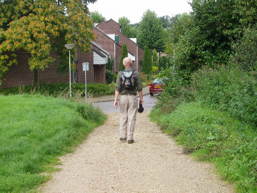 De buitenwijken van Venlo in.