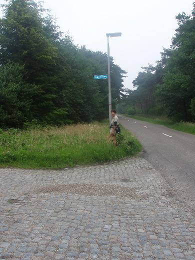 De Kapelweg en de GR 561 vlot gevonden.