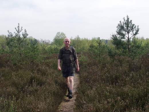 11:23. Door de Heide naar de zielplas in de Begijnenheide.