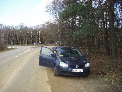 De auto stond er nog zonder boete.