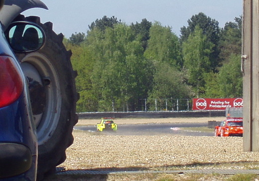 Trails voor de forumule Megane op het circuit.