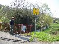 Vertrek vanuit de brug over de Dill in Rodenbach. Dezelfde plek waar wij de vorige dag een klein uurtje hadden doorgebracht.