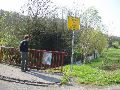 Vertrek vanuit de brug over de Dill in Rodenbach. Dezelfde plek waar wij de vorige dag een klein uurtje hadden doorgebracht.