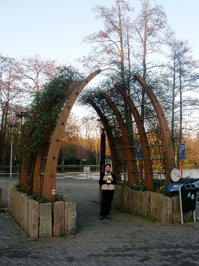 De entree van het Zonnewijzerpark.