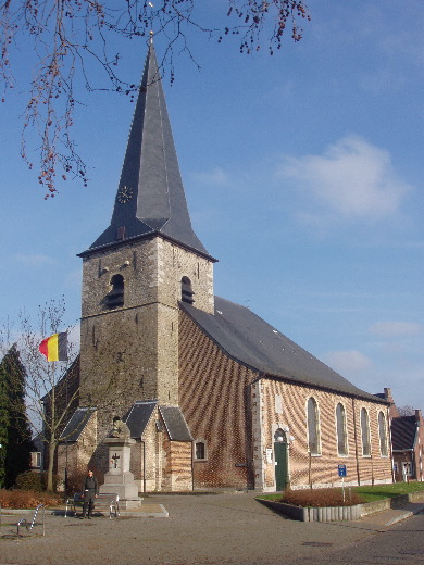 De Sint Vedastuskerk van Hoepertingen.