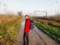 Langs het spoor bij 's-Herenelderen.