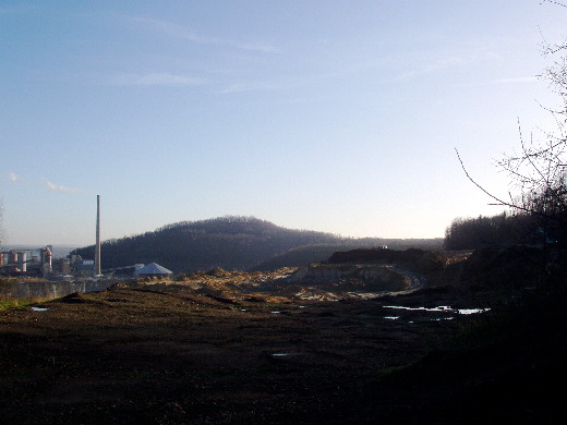 De afgraving van de St.Pietersberg.