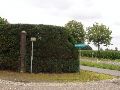 Douanepaal 1. De enige onbewogen paal op de originele plaats.