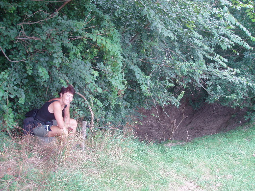 Onverricheterdade een rondje door bos en veld gelopen op zoek naar de 71.