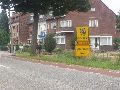 Start om 11u29 met uitzicht op de de GP 81, onze laatste paal van de vorige tocht.