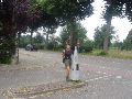 De GP 80 staat aan de overkant aan het begin van een grenspaadje.