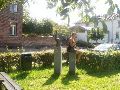 Bert, waterstanden en een haan.