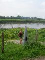 GP 113n bij een trapje naar een voormalig veer bij Maasband. De laatste van vandaag.