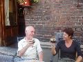 Afsluitende dronk in den Dorpel in Maasmechelen.