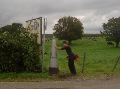 Een half uurtje verderop GP 19 tegenover een afspanning.