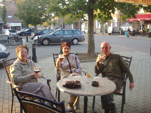 In Maasmechelen nog een uurtje genoten in de oktoberzon van onze Keizer Karels.