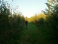 Om terug bij de openbare weg te komen een eenvoudig te belopen wandelpad ontdekt.