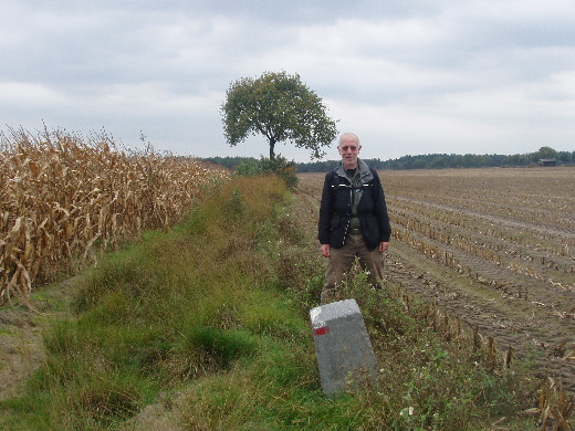 Hulpsteen 191A gevonden op deze grensstrook.