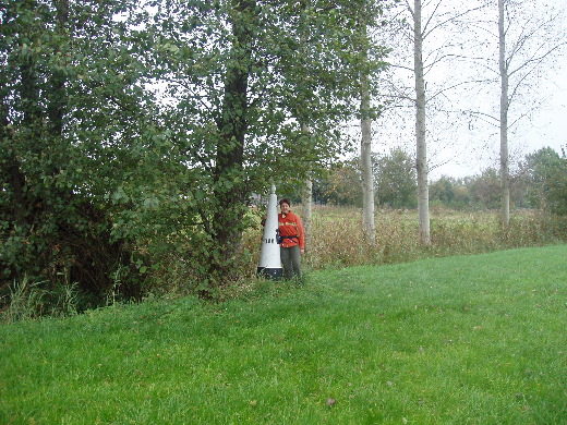 Vanuit de vorige paal hebben wij GP 188 al in de verte ontwaard.