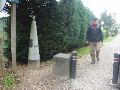 Een paadje naar een camping gevolgd, waarlangs GP 8 staat.