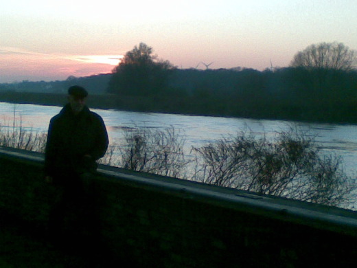 Uitzicht op de Maas vanuit Itteren.
