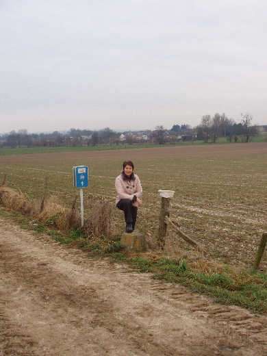 Na een stukje doorwandelen naar Mesch GS 31A vastgelegd.