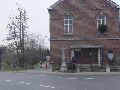 Vier Oostenrijkse palen op rij. Moelingen A,B,C en D.