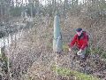 Na een uurtje alle kanten opgezworven te zijn, hebben wij eindeljk GP 135 gevonden langs de Itterbeek.