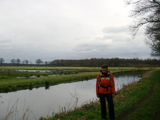 Grensbeek met uitzicht op Nederland