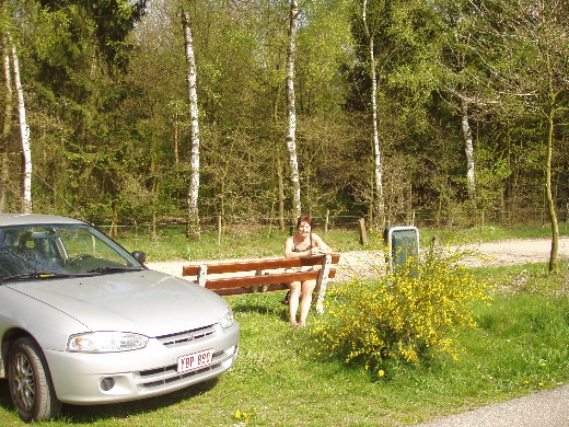 Terug bij de auto onze thee genuttigd.