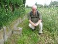 Vanuit GP 171 de typische ondermuurde heg bespeurd waar GS 171A tegenaan stond.