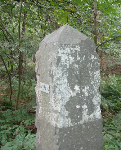 Grenspaal 274 ontdekt op pure grenspalenintuitie.