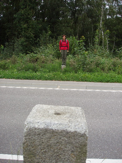 Iets verderop weer een grenspaalpaar: 263B.