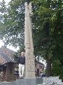 Een raketvormige Aartsengel Michael in Hilensberg.