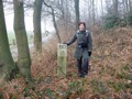 583 iets het bos in.