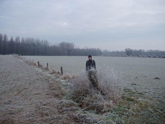 549 in het veld in noordoostelijke richting.